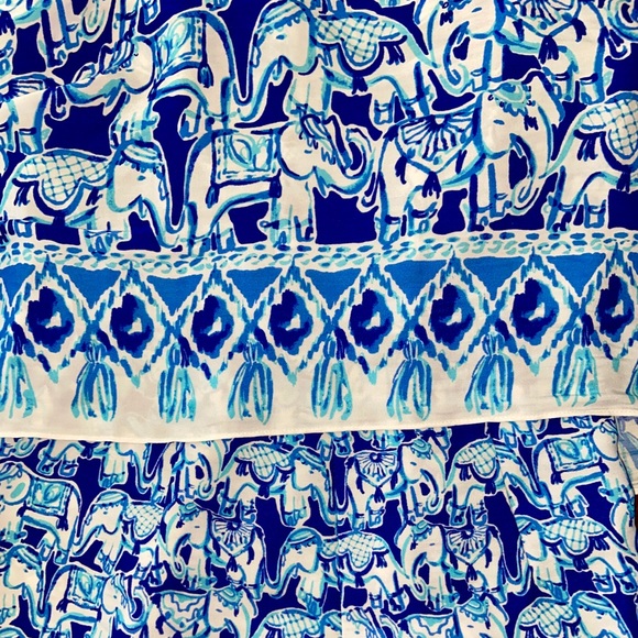 Lilly Pulitzer Celyn Elephant Romper Size 0 - Picture 6 of 8